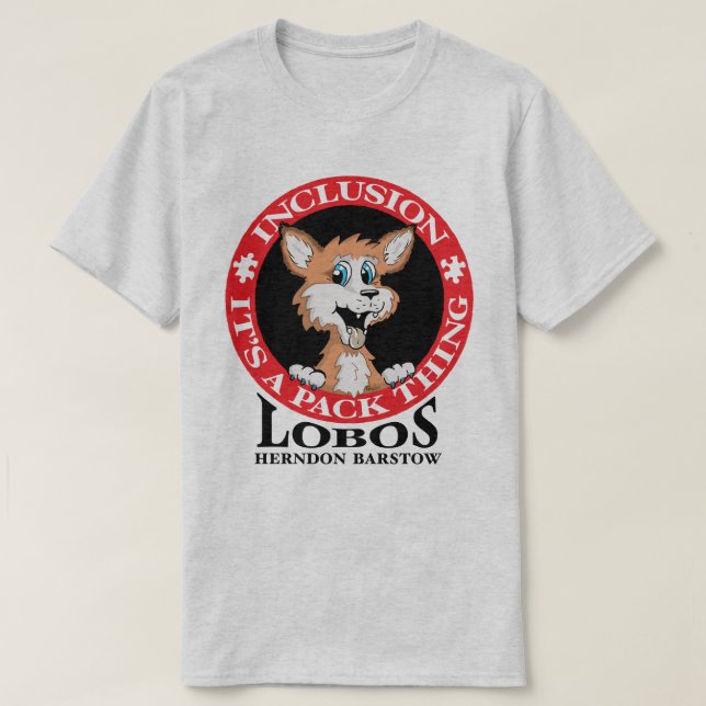 T-shirt Herndon Barstow Lobos Inclusion (Design devant)
