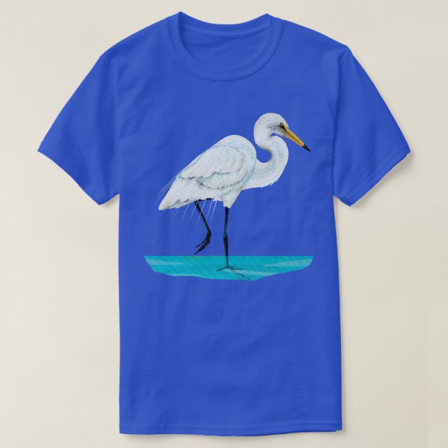 T-shirt Héron blanc (Design devant)
