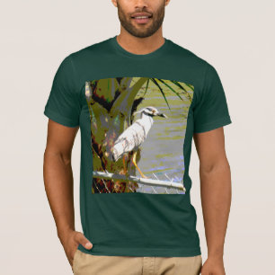 T-shirt Héron de nuit à couronne jaune