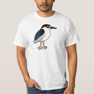 T-shirt héron de nuit Noir-couronné
