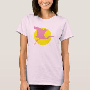 T-shirt Héron rose