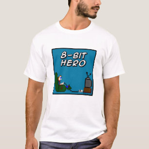 T-shirt héros à 8 bits