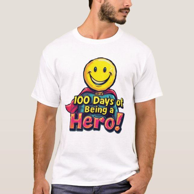 T-shirt Héros de 100 jours (Devant)