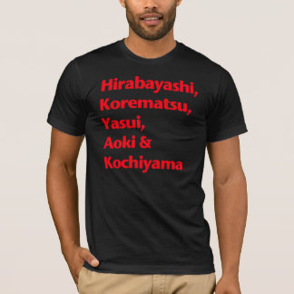 T-shirt Héros de droits civiques (rouges)