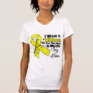 T-shirt Héros de fils dans mon sarcome de la vie