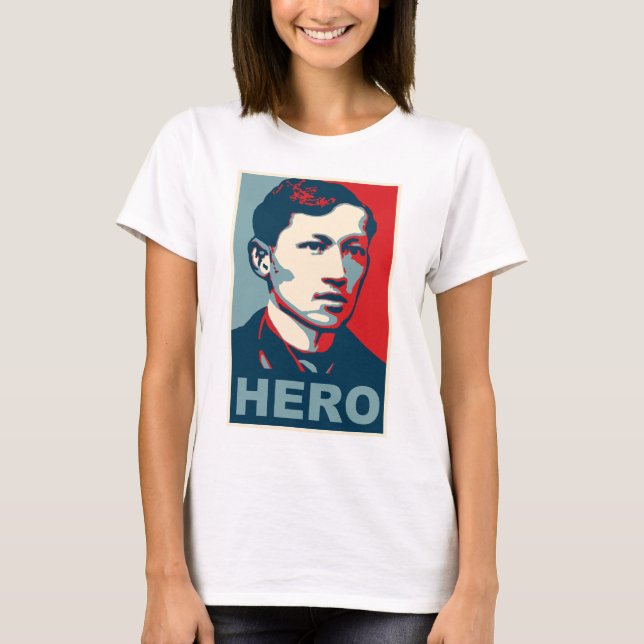 T-shirt Héros de Jose Rizal (Devant)