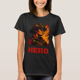 T-shirt Héros de la brigade des pompiers