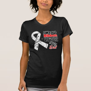 T-shirt Héros de papa dans mon cancer de poumon de la vie