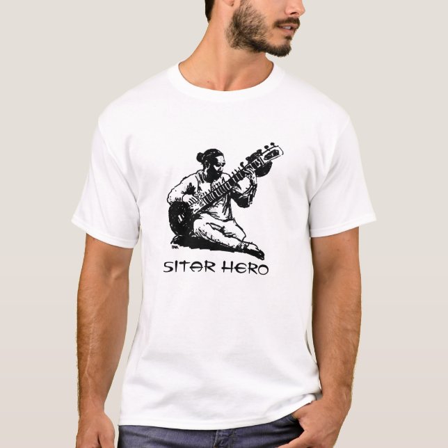 T-shirt Héros de sitar (Devant)