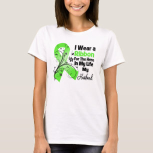 T-shirt Héros du mari dans ma vie Lymphoma ruban