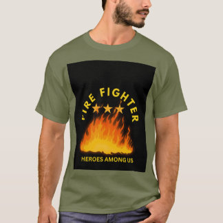 T-shirt Héros Pompiers Parmi Nous – Journée d'Appreciation