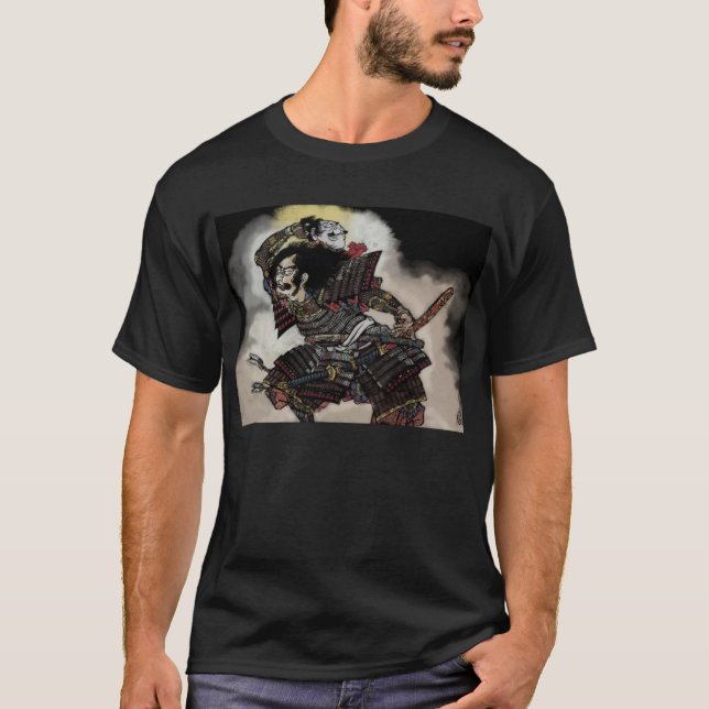T-shirt Héros samouraï japonais #01 (Devant)