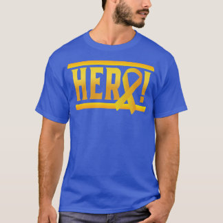 T-shirt Héros ! - Sensibilisation au cancer chez les enfan