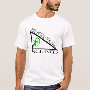 T-shirt Herpetologically a incliné