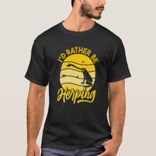 T-shirt Herpétologiste Herpétologie Herpétologie Herp Je p