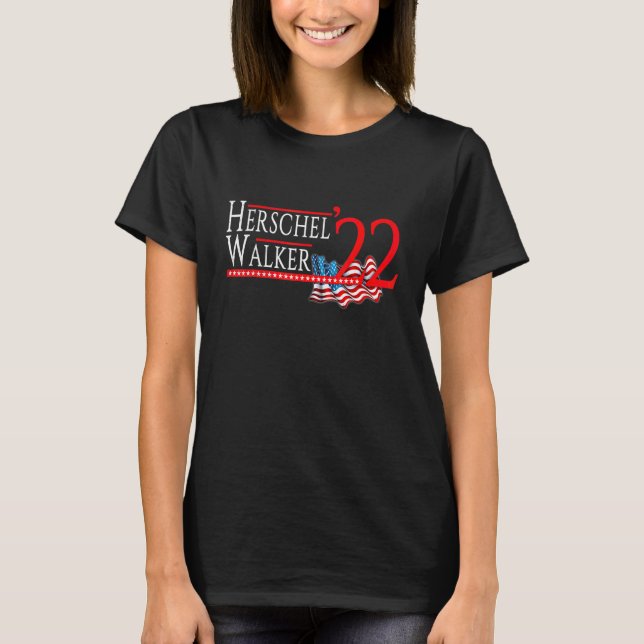 T-shirt Herschel Walker Pour Nous Sénat 2022 Sénateur Geor (Devant)