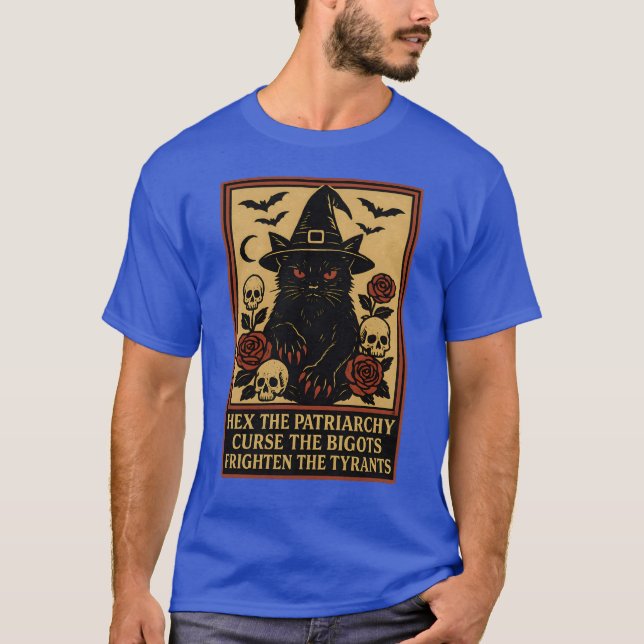T-SHIRT HÉSITEZ LA PATRIARCHIE COURSER LES BIGOTS RÉSOUDRE (Devant)
