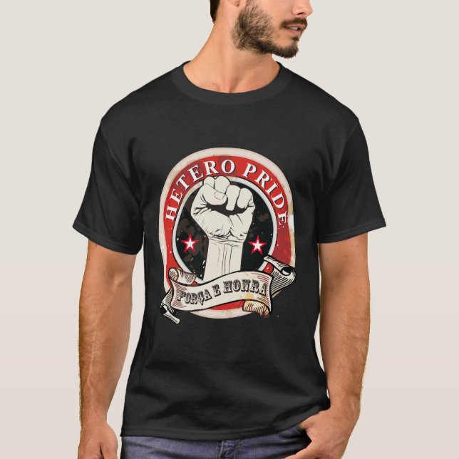 T-shirt Hetero Pride (Devant)