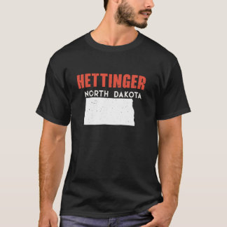 T-shirt Hettinger North Dakota USA State America Travel