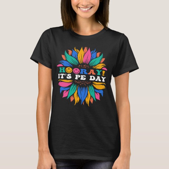 T-shirt Heure C'est le Jour de l'éducation physique (Devant)