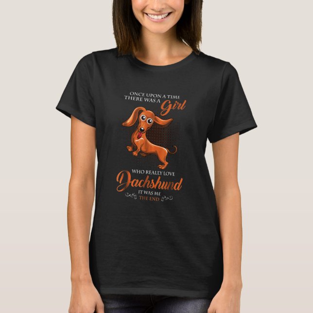 T-shirt Heure Dachshund   (Devant)