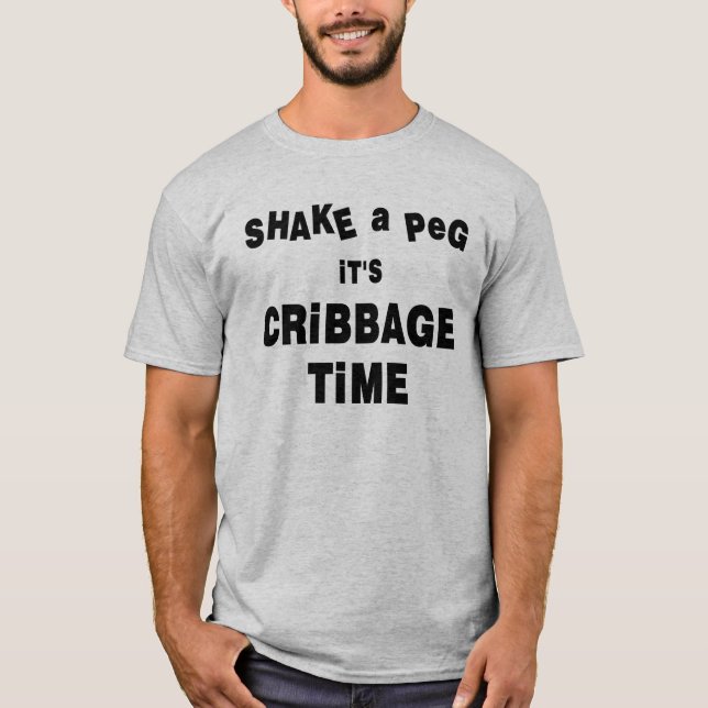 T-shirt Heure de Cribbage (Devant)