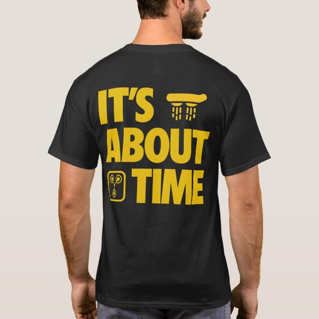 T-shirt Heure de la technologie de pointe (Dos)