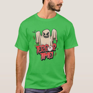 T-shirt Heure de la terreur halloween ami