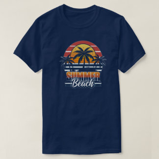 T-shirt HEURE D'ÉTÉ SUR LA PLAGE-Chemise