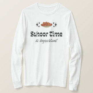 T-shirt Heure du souhour Ramadan Nuit islamique