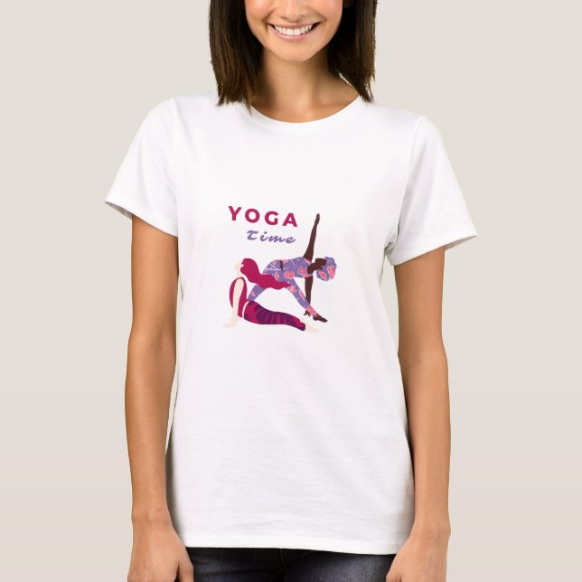 T-shirt Heure du yoga (Devant)