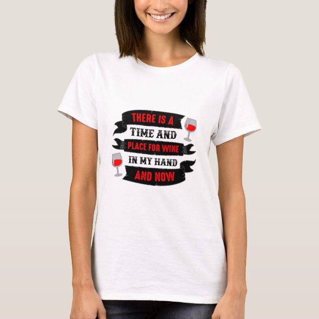 T-shirt Heure Et Lieu Du Vin (Devant)