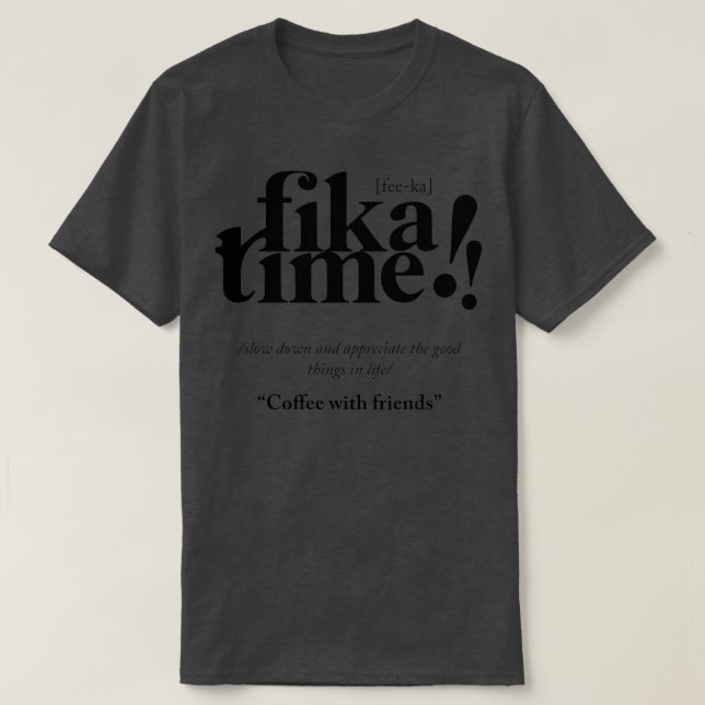 T-shirt Heure Fika (Design devant)