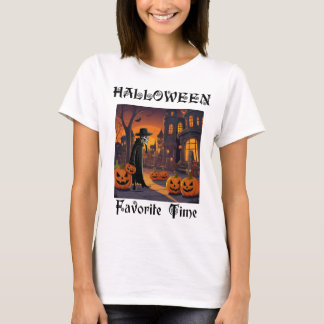 T-shirt heure préférée de l'halloween