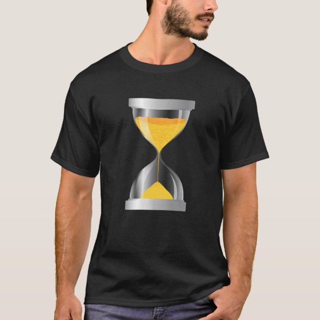 T-shirt Heure sablonneuse Heure Verre 6 (Devant)