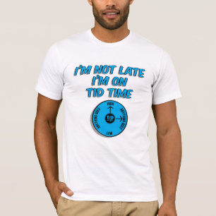 T-shirt Heure T1d [Cyan]