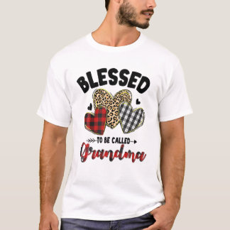 T-shirt Heureuse d'être appelée grand-mère mère