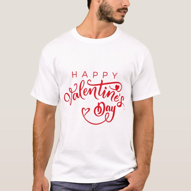 T-shirt Heureuse Sainte-Valentin (Devant)