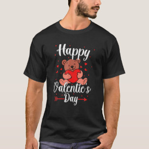 T-shirt Heureuse Sainte-Valentin Funny Bear Lover Coupid