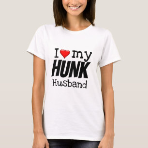 T-shirt Heureuse Sainte-Valentin J'ADORE MON MARI DE FAIM