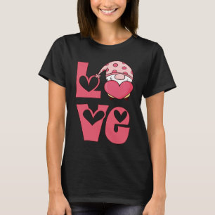 T-shirt Heureuse Sainte-Valentin Love Gnome Graphic mignon