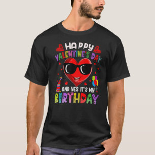 T-shirt Heureuse Sainte-Valentin Oui C'est mon Anniversair