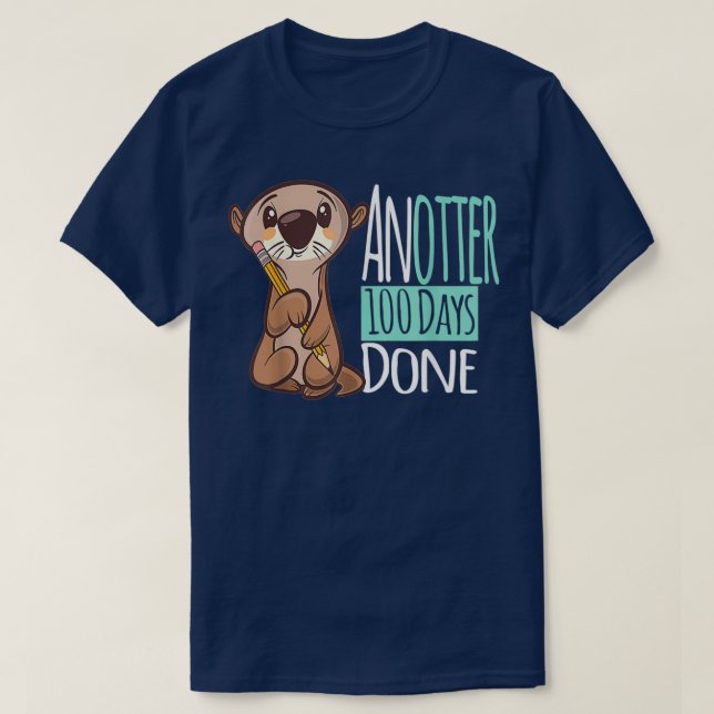 T-shirt heureux 100 jours d'école 100 autres jours fait Ot (Design devant)