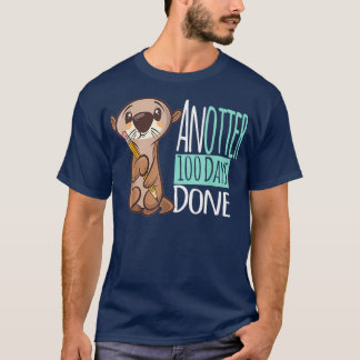 T-shirt heureux 100 jours d'école 100 autres jours fait Ot
