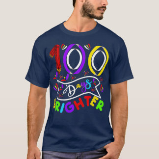 T-shirt heureux 100 jours d'école 6 1