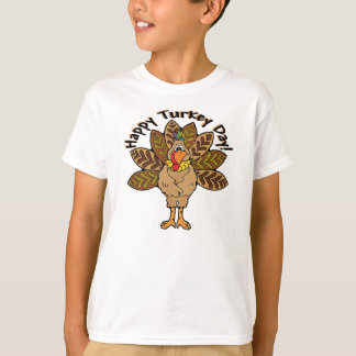 T-shirt heureux de jour de la Turquie