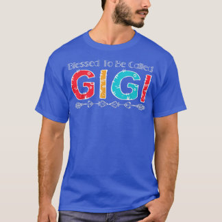 T-shirt Heureux D'Être Appelé Gigi Colorful Arrow Family C