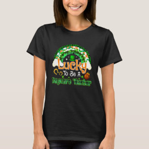 T-shirt Heureux D'Être Enseignant De Garderie Shamrock Rai