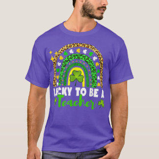 T-shirt Heureux D'Être Un Enseignant St patrick D'Enseigna