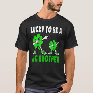 T-shirt Heureux D'Être Un Grand Frère Jour de la Saint Pat